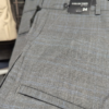 2026/05/108271.png Pantalón de Vestir sin Pinzas Gris con Cuadro Azul
