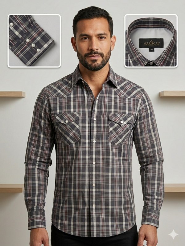 Camisa Vaquera Mariscal Manga Larga