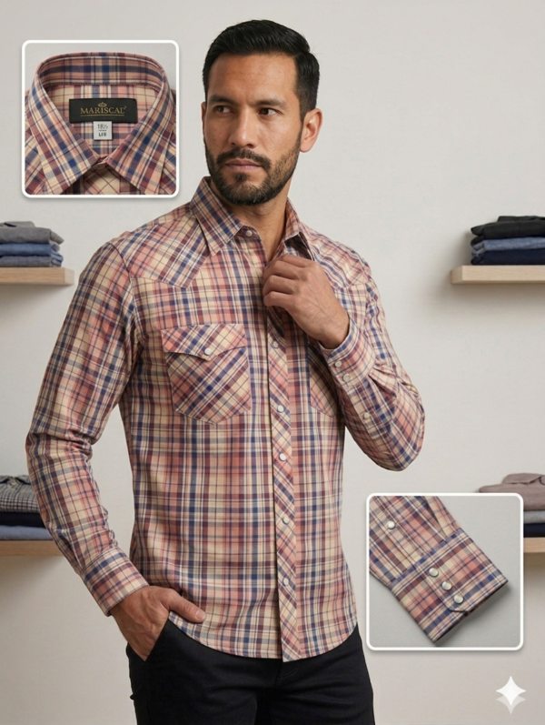 Camisa Vaquera Mariscal Manga Larga
