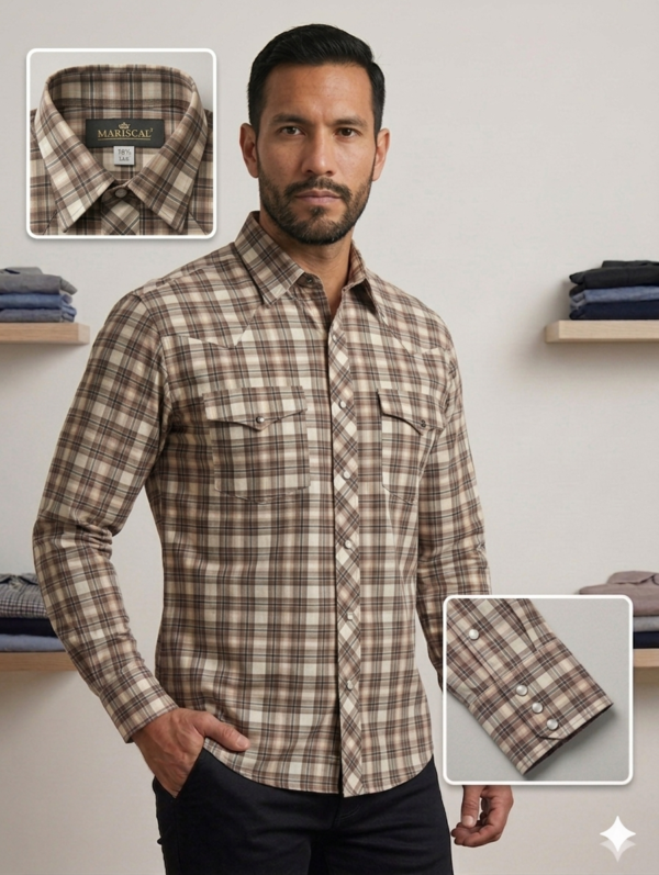 Camisa Vaquera Mariscal Manga Larga