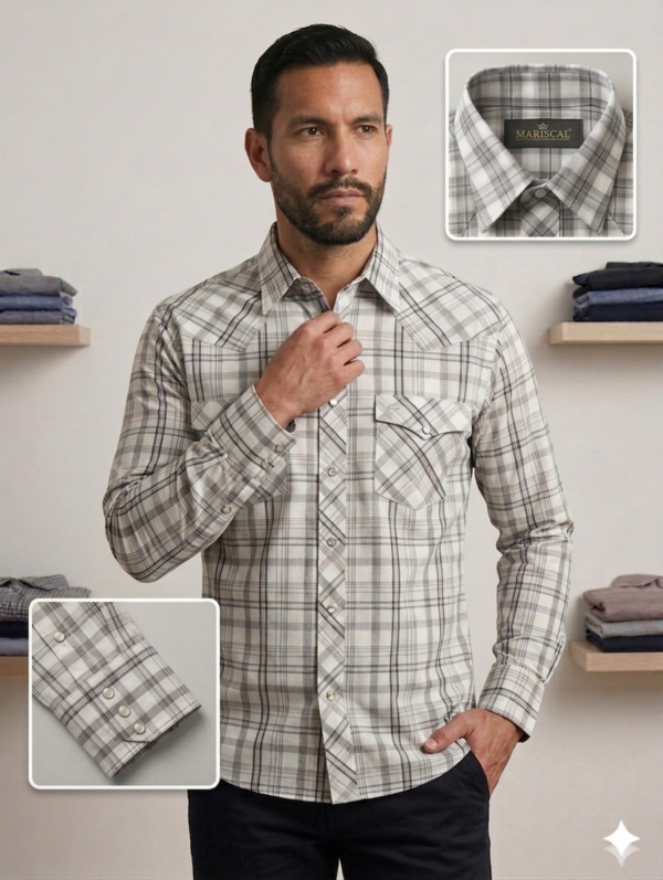 Camisa Vaquera Mariscal Manga Larga