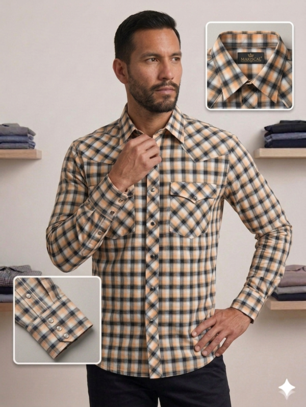 Camisa Vaquera Mariscal Manga Larga