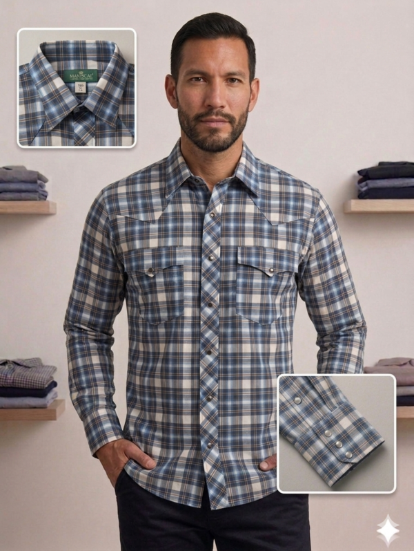 Camisa Vaquera Mariscal Manga Larga