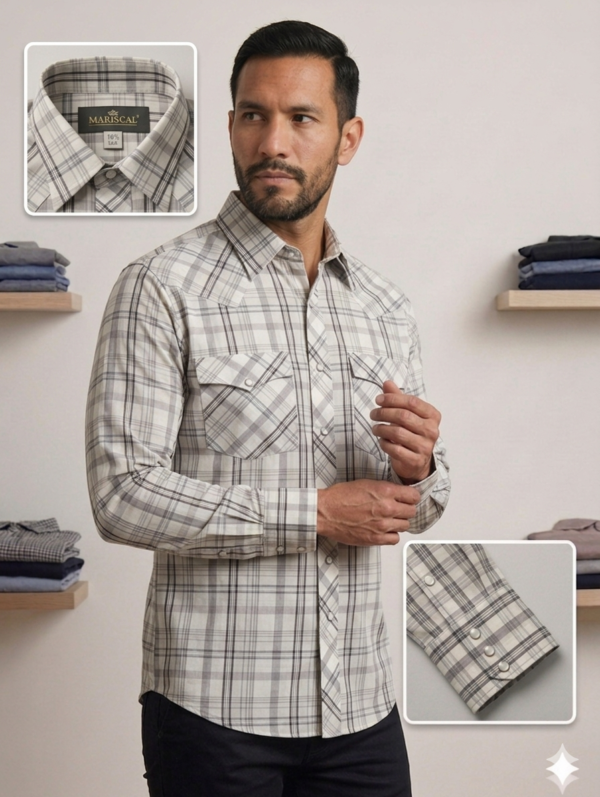Camisa Vaquera Mariscal Manga Larga