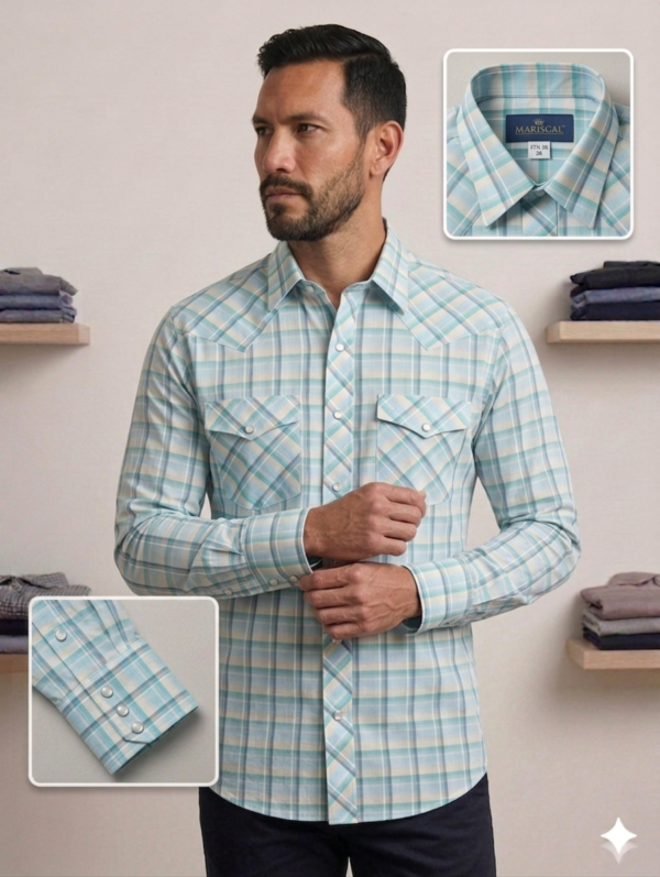 Camisa Vaquera Mariscal Manga Larga