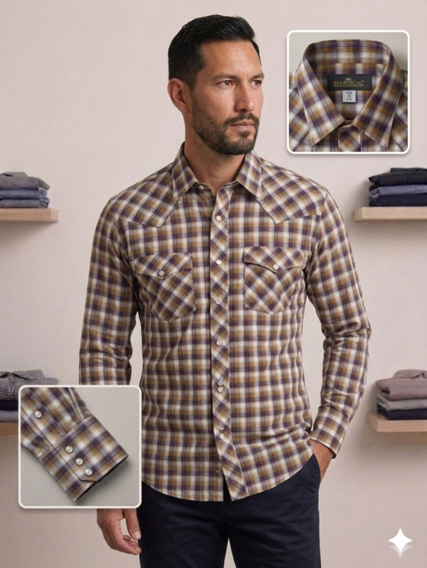 Camisa Vaquera Mariscal Manga Larga