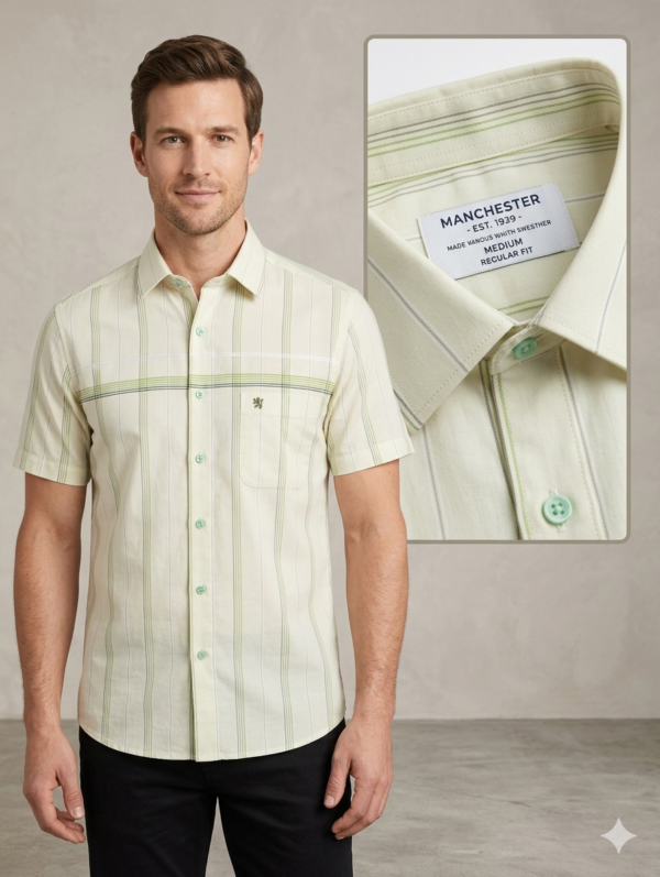 Camisa Manchester Manga Corta