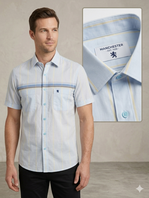 Camisa Manchester Manga Corta