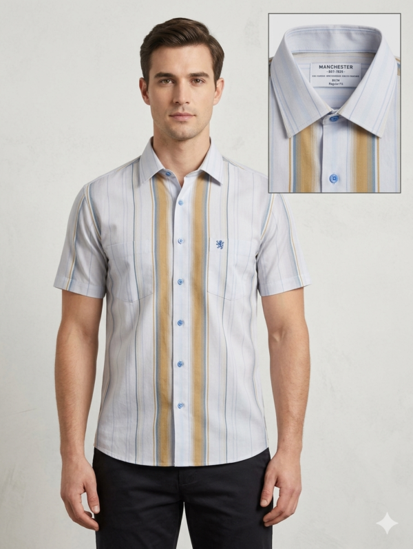 Camisa Manchester Manga Corta