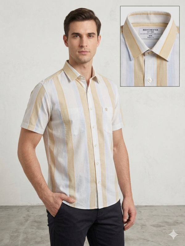 Camisa Manchester Manga Corta