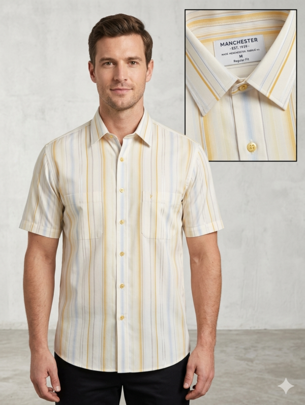 Camisa Manchester Manga Corta