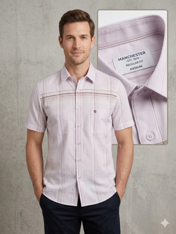 Camisa Manchester Manga Corta