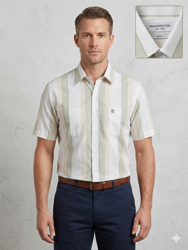 Camisa Manchester Manga Corta